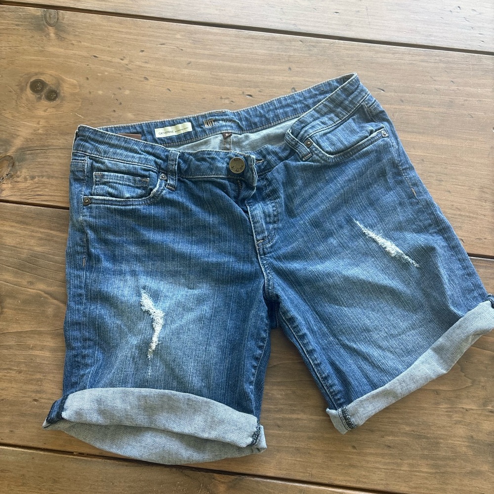 Kut Catherine denim Bermuda shorts
